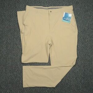 Coolibar Pants Mens 38x32 Khaki Tan Marco Summer Casual Sun Protection Stretch